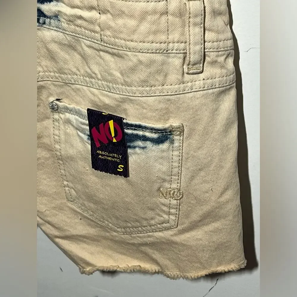 No! Jeans Denim Shortalls S NWT